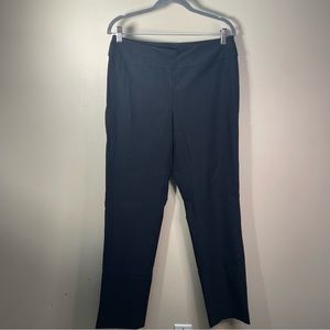 Nic+Zoe Black Stretch Pull On Business Casual Pants Size 12
